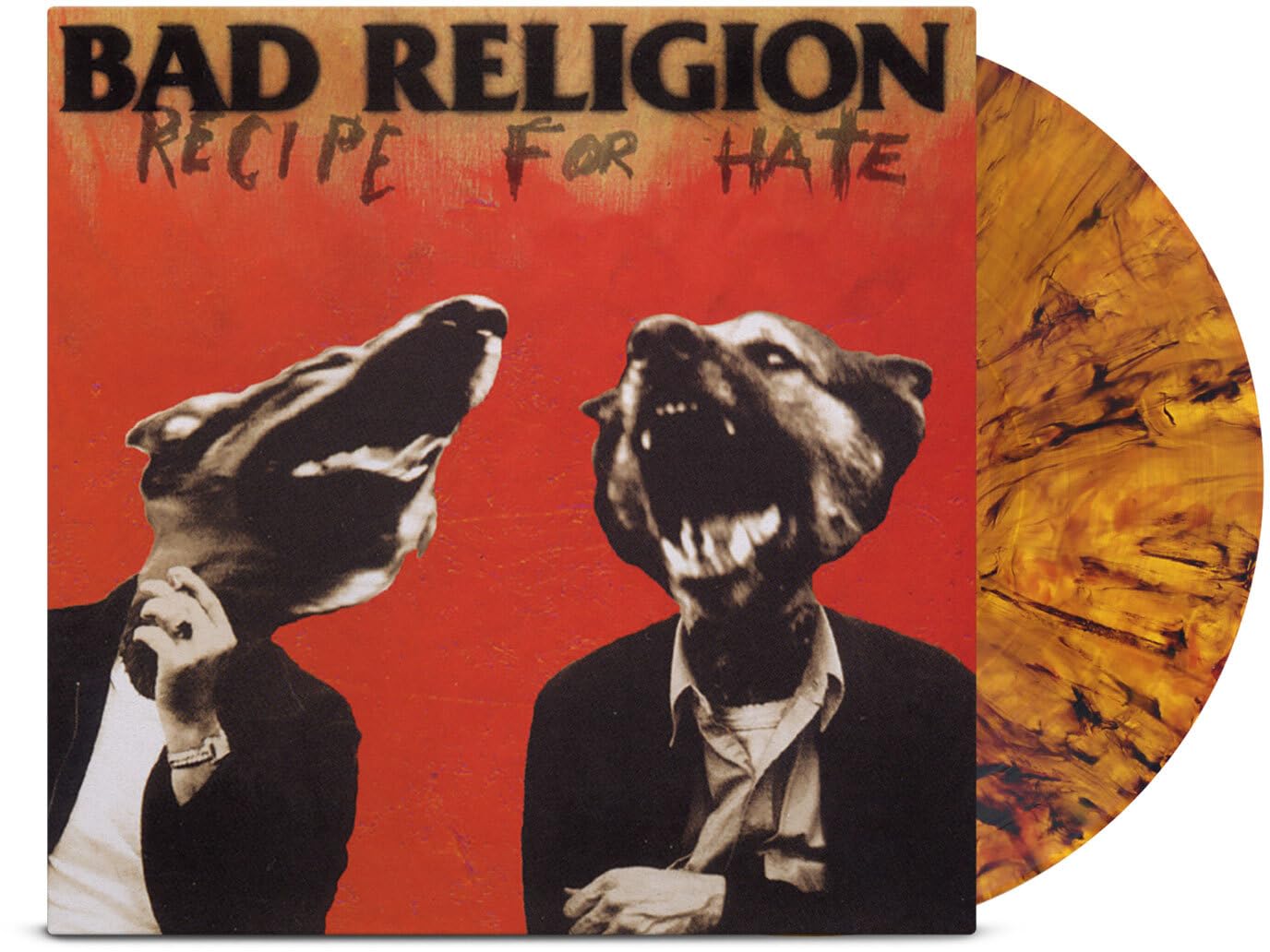 BAD RELIGION - RECIPE FOR HATE 30TH ANNIVERSARY EDITION LIMITED (TIGERS EYE) LP